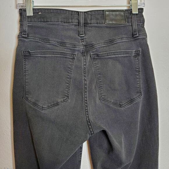 Madewell Curvy Roadtripper Skinny Jeans Washed Black Size 26 Classic Basic - Picture 8 of 16